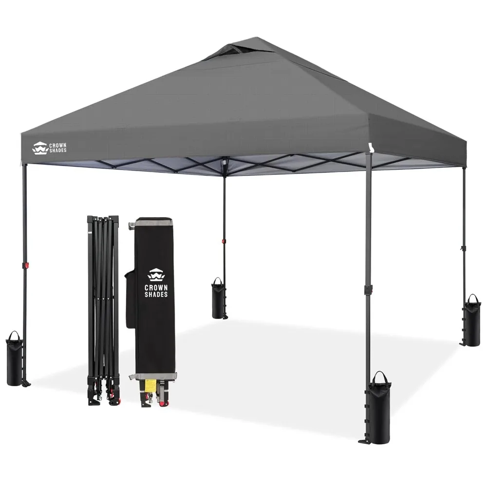 

10x10 Pop Up Canopy Tent - Patented Center Lock One Push Instant Outdoor Canopy Beach Tent with STO-N-Go Bag, Customized