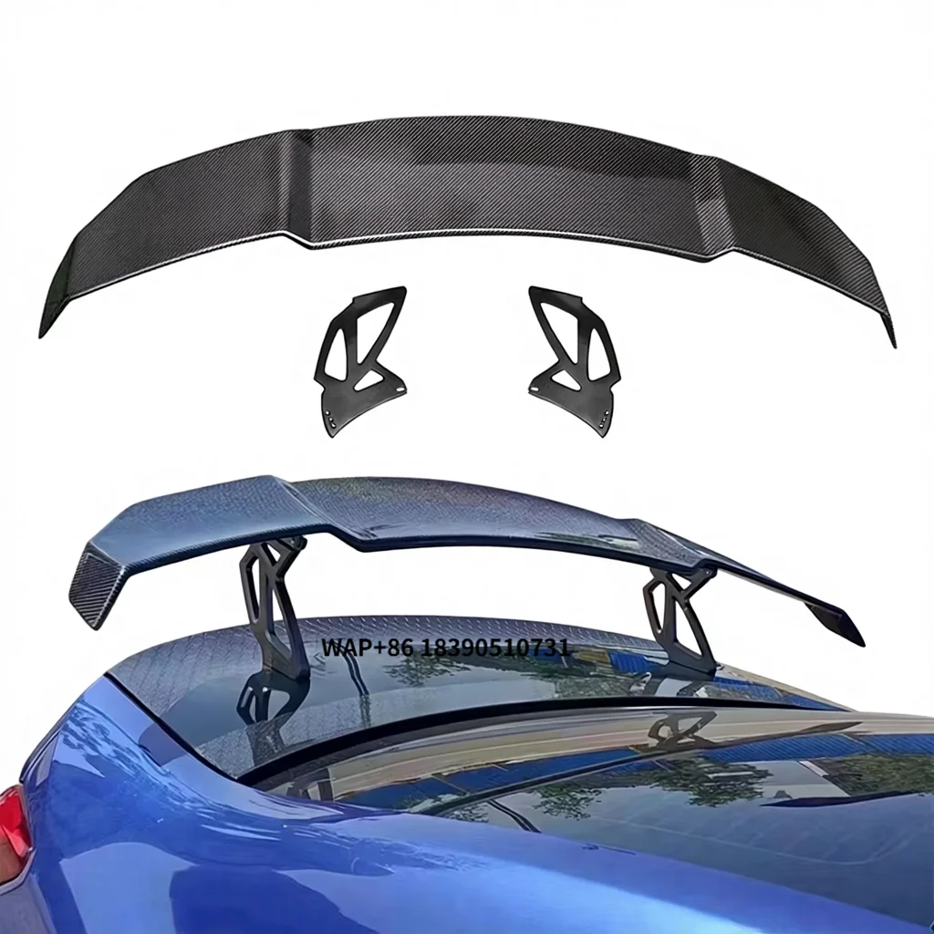 

V-Style Carbon Fiber Spoiler for All Series Sedan New Rear Wing Trunk Guide Performance Car Bumper Wing Kit