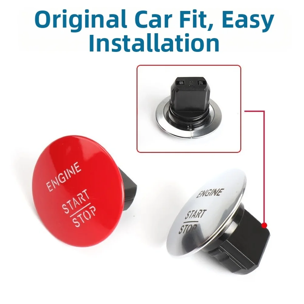 35mm Car Keyless Go Start Stop Push Button Engine Ignition Switch 2215450714 FOR MERCEDES -Benz W164 W205 W204 W212 W221 W166