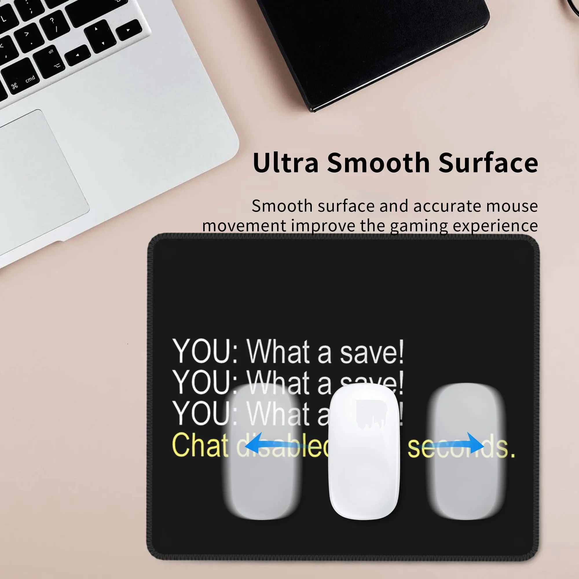 Rocket League Chat Rage ‘‘What a save!’’ Mouse Pad Computer Keyboard Mouse Mat Gamer PC Laptop Desk Mat Office Table Mats