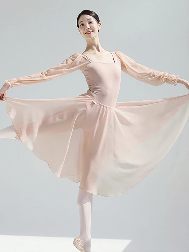 バレエ美術受験ダンスユニフォーム、体操服、ガーゼスカート、ハーフスカート、練習着