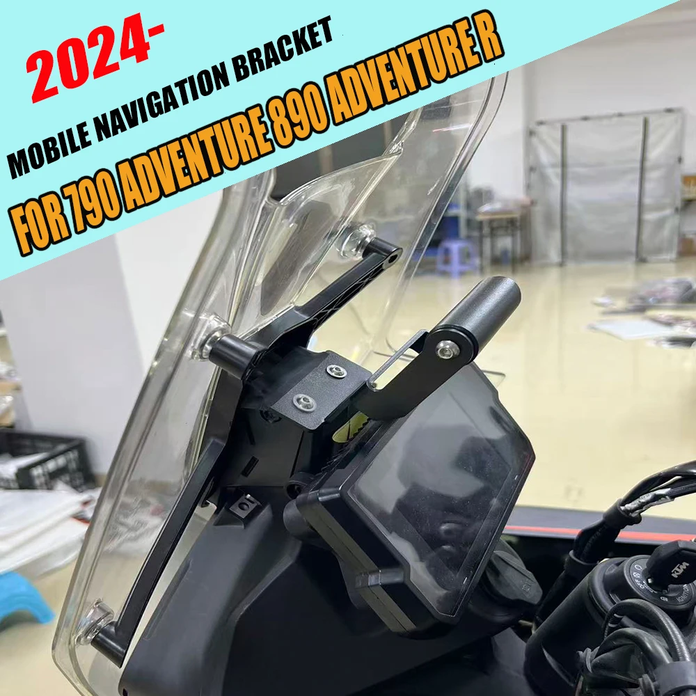 

2024-для 790 Adventure ADV R 890 ADVENTURE Adv R 2025 новый мотоциклетный навигационный кронштейн GPS амортизатор кронштейн для телефона