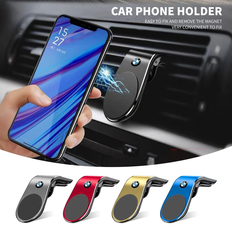 Magnetic Car Phone Holder Stand Air Vent Smartphone Car Bracket For BMW Performance F25 F26 F15 F16 E90 E91 E92 E60 E84 E36 E46