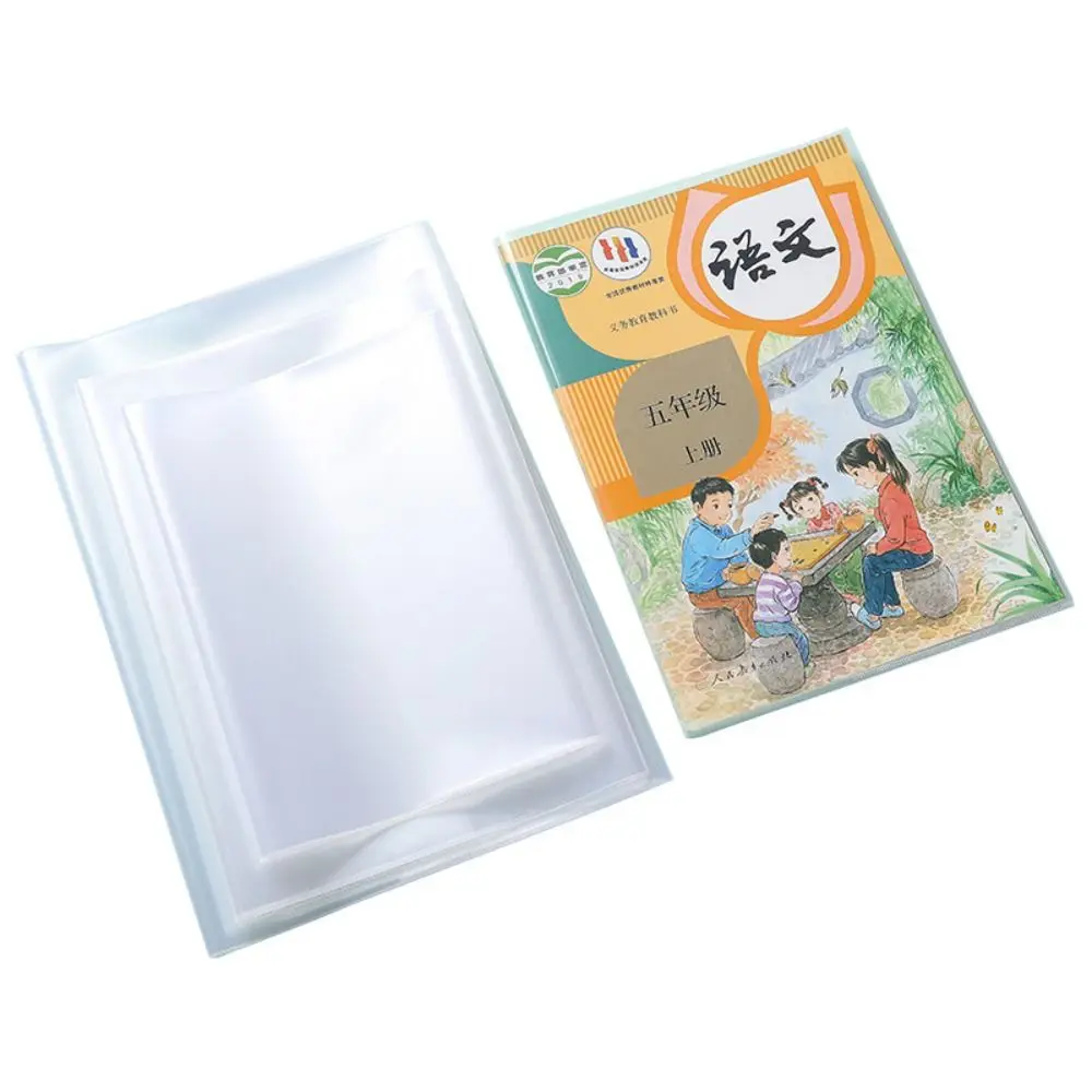 Impermeável auto-adesivo livro capa protetora, pele padrão xadrez, pele livro transparente, Wrapper Presente, S, M, L, 10pcs por conjunto