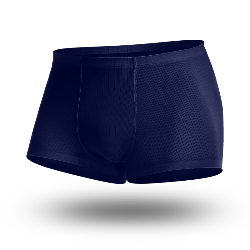 Men's underwear Men's ice silk thin seamless breathable boxers men's underpants antibacterial boxer shorts head