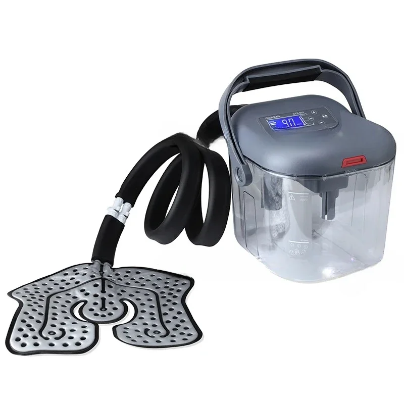 Cold Rush Compact Therapy hine System with Knee Pad- Ergonomic, Adjus Wrap Pad Included- Quiet, Lightweight and Strong