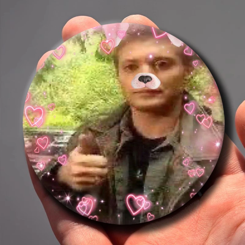 Movie S-Supernatural Soft Button Pin Dean Winchester Jensen Ackles Cute Meme Brooch Badge Bag Decor Jewelry Fans Collect Gifts