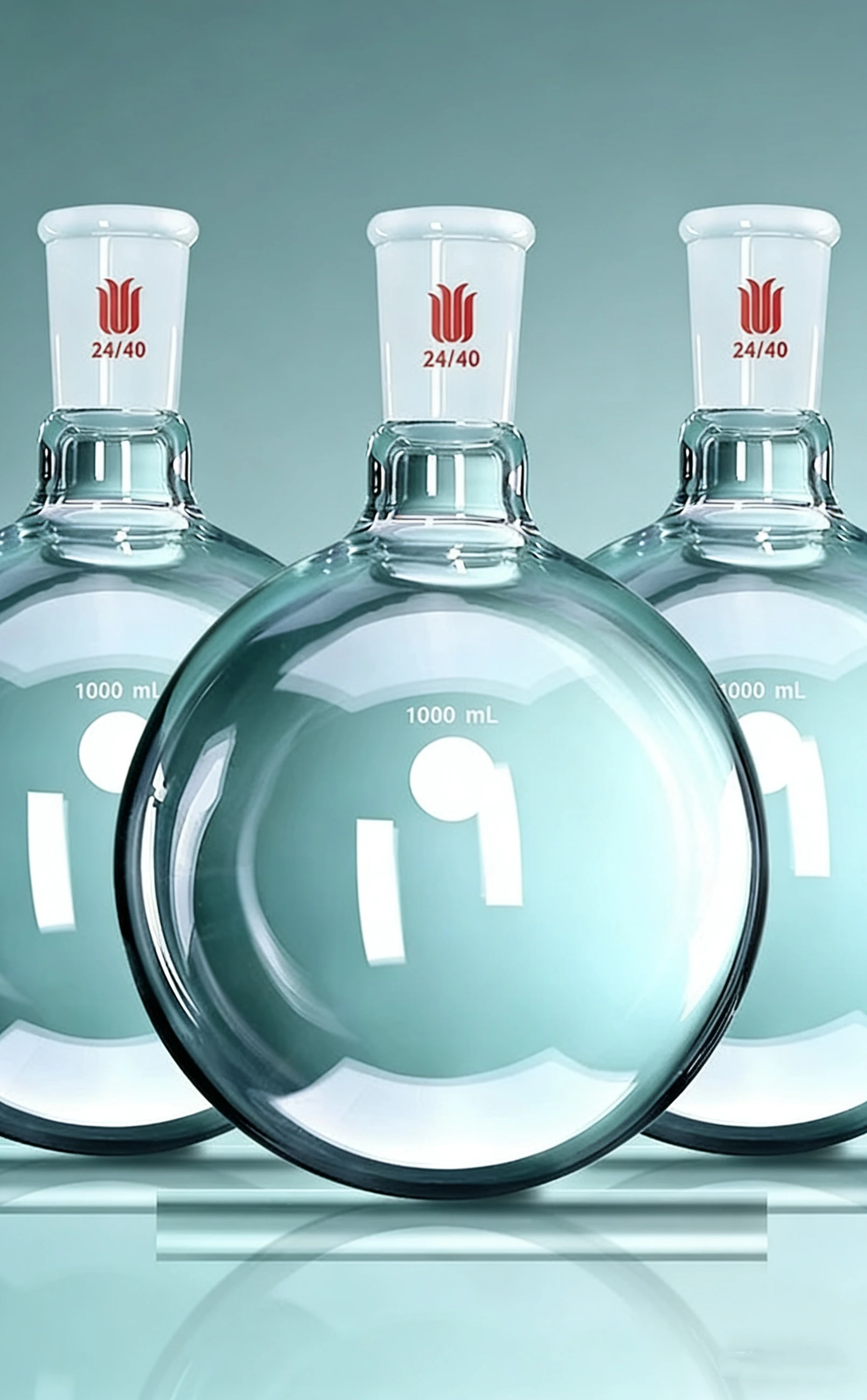 100ml/250ml/500ml/1000ml,24/40,One Neck,Round Bottom Glass Flask,1 Neck,Lab Bottle,Heavy Wall-SYNTHWARE