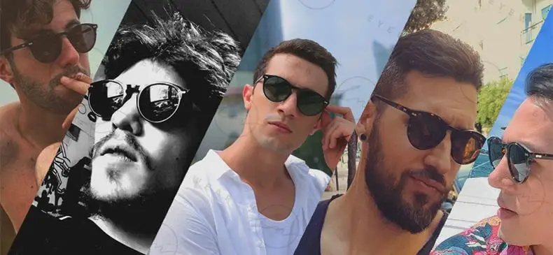 LM Klassische Runde Polarisierte Sonnenbrille Frauen Männer Tee Objektiv Outdoor Driving Shades Vintage Sonnenbrille Unisex UV400 Gafas De Sol – Detail 6