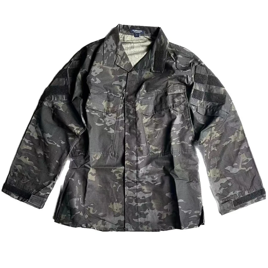 

Tactics Tom GEN3 Black Field G3 MCBK Combat Suit Camouflage Outdoor Sports Training loose coat