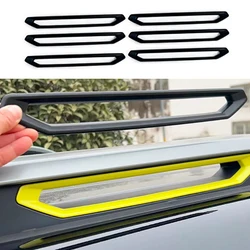 ABS Matte Black/Carbon Fiber Color Roof Iuggage Rack Decorative Strip Plate Cover For Chery Jetour Traveller T2 2023 2024
