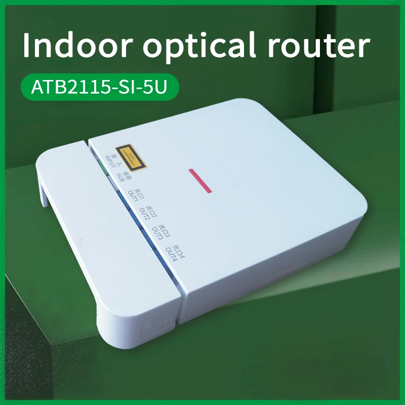 

Indoor Optical Router FTTH ATB2115-SI-5U 1/4 Optical Fiber Terminal Box Panel Splitter Fibre Optic Panel Box