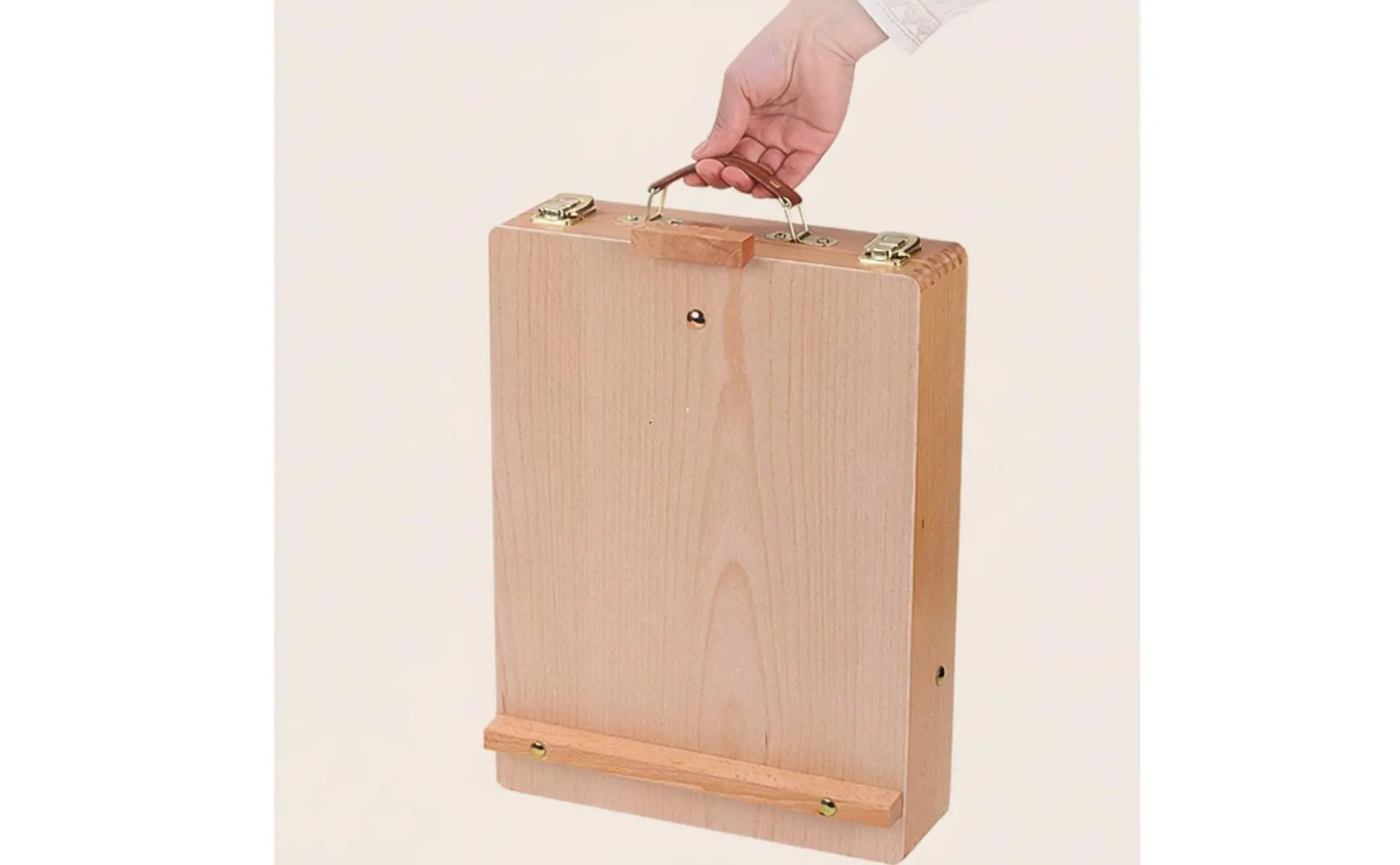 Wooden Tabletop Easel Box Multiuse Sketching Easel Box for Children, Studio