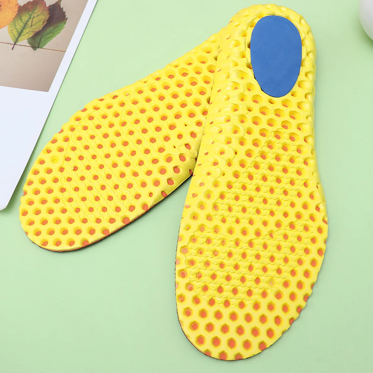 

1 Pair Sports Insole 41-42 Breathable Shock Absorption Deodorization Comfortable Insert For Running Jogging Climbing Basketball