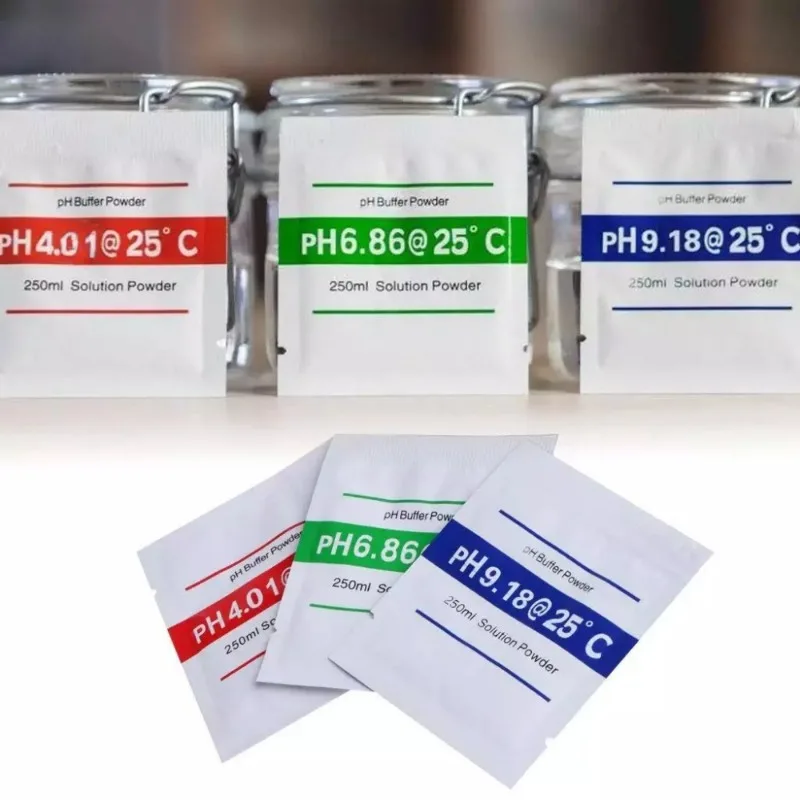 3/15/30pcs/lot 4.01, 6.86, 9.18, PH Meter Calibration Point PH Buffer Powder Measure Calibration Solution For PH Test Meter