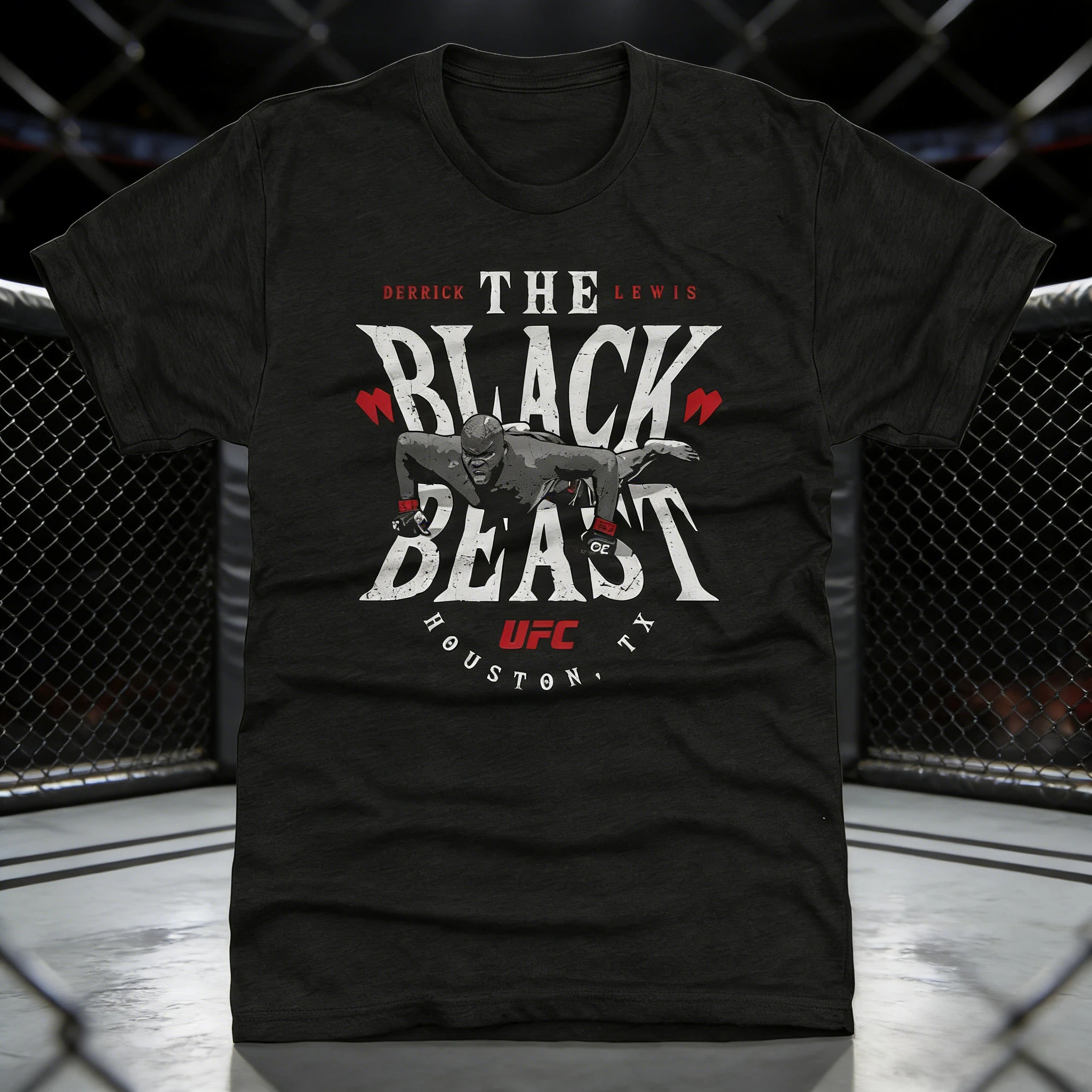 เสื้อยืดลายกราฟิก UFC Derrick Lewis สำหรับฤดูร้อนปี 2026 เสื้อยืดกีฬาผู้หญิง ผ้าฝ้าย แขนสั้น ทรงหลวม สวมใส่สบาย เหมาะสำหรับออกกำลังกาย เสื้อยืดสำหรับทุกเพศ