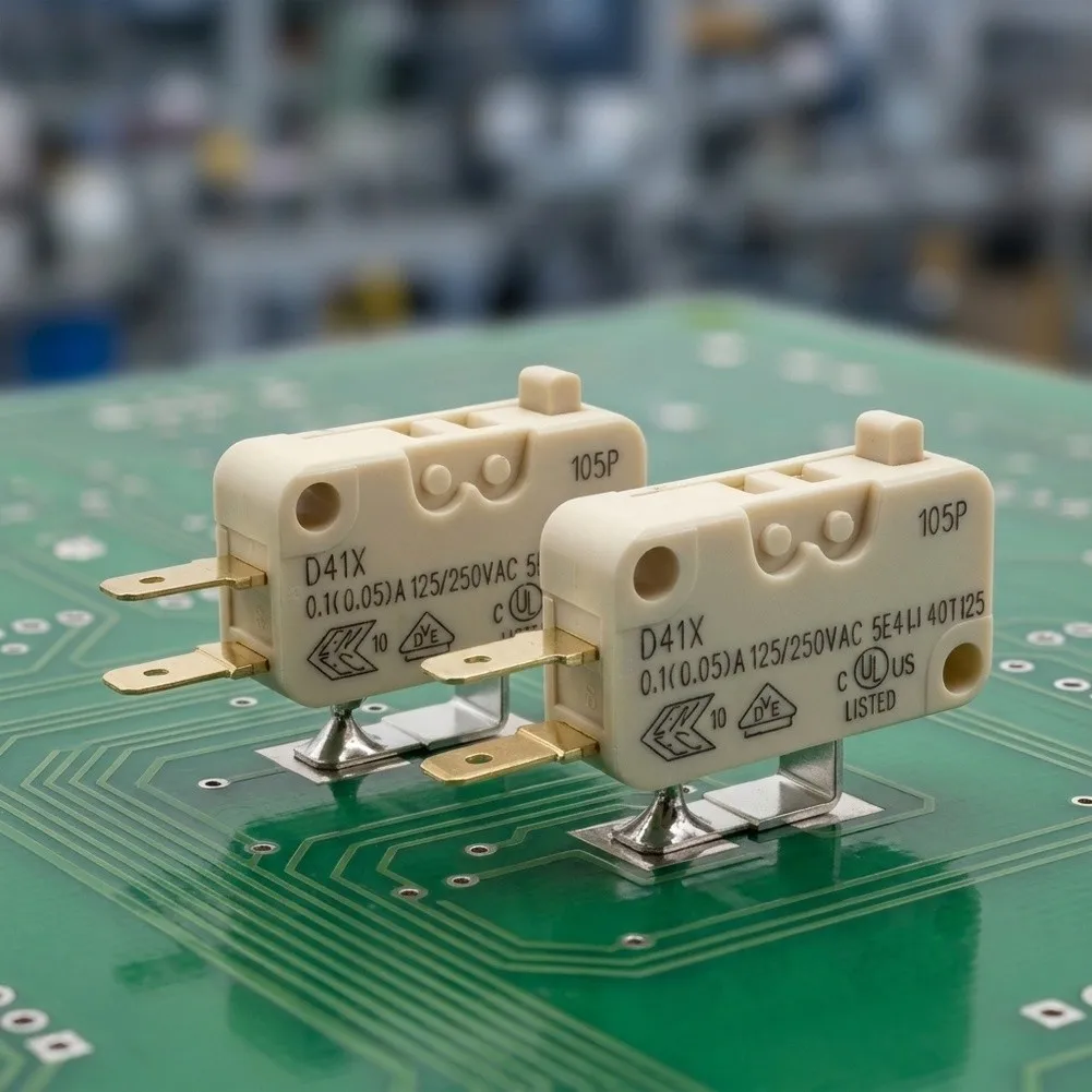 White ABS 16A 250V For Cherry Style Limit Travel Switch NO For Contact High Current Detector For Automation App
