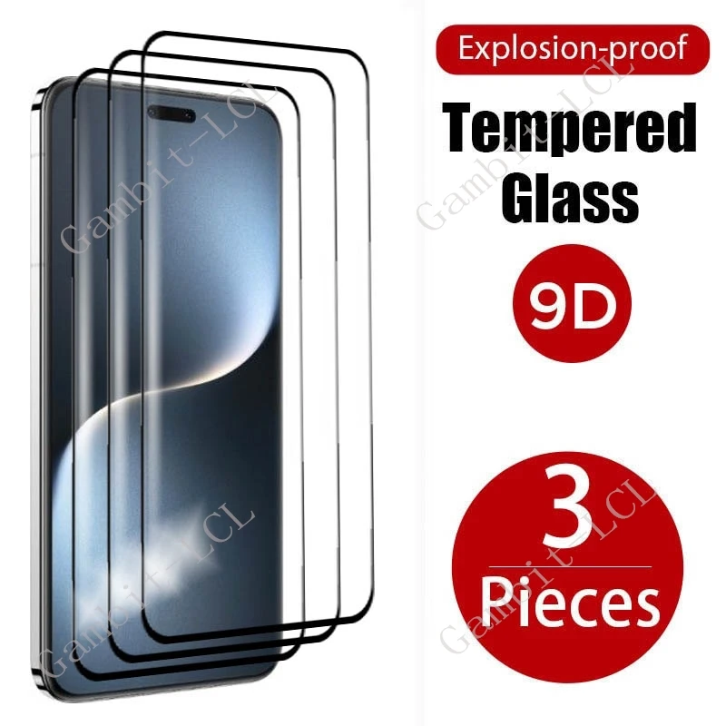 

3 шт. 9H HD 3D полностью изогнутое закаленное стекло для Honor Magic7 Pro ON Magic7Pro Magic 7 7Pro RSR 6,8 "Защитная пленка для экрана