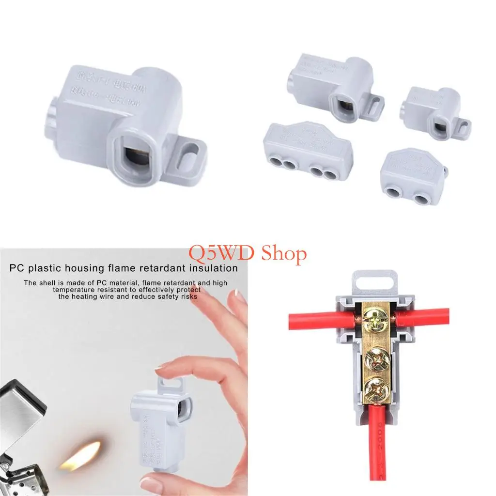 

Q5WD Wire Connector High Power Splitters Junction Box Connectors Easy to Installation