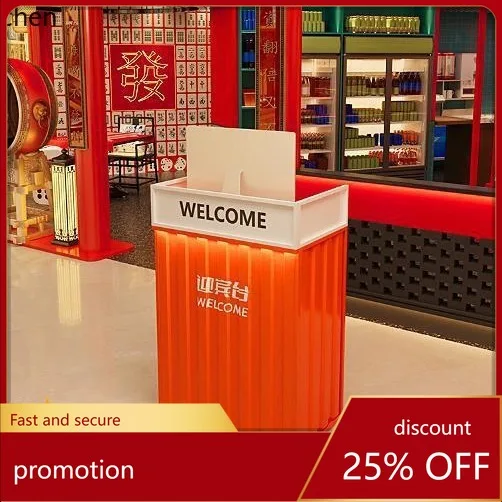 

HXL Cash Register Counter Bar Dining Iron Art Reception Commercial Bar Counter