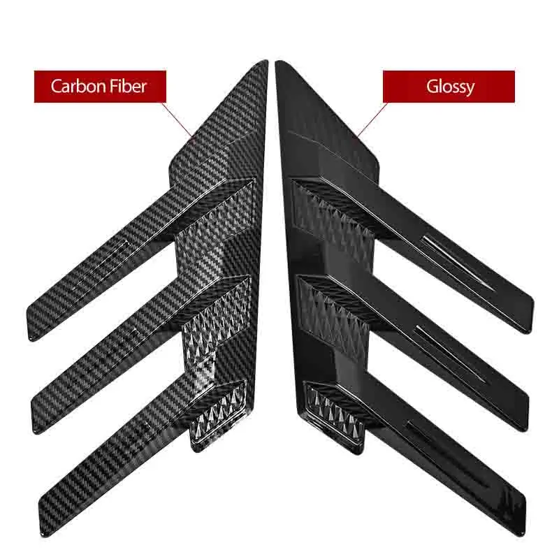 Pára-brisa traseiro do carro adesivo decoração acessório automático spoiler lateral divisor guarnição persiana janela pára-sol para carros