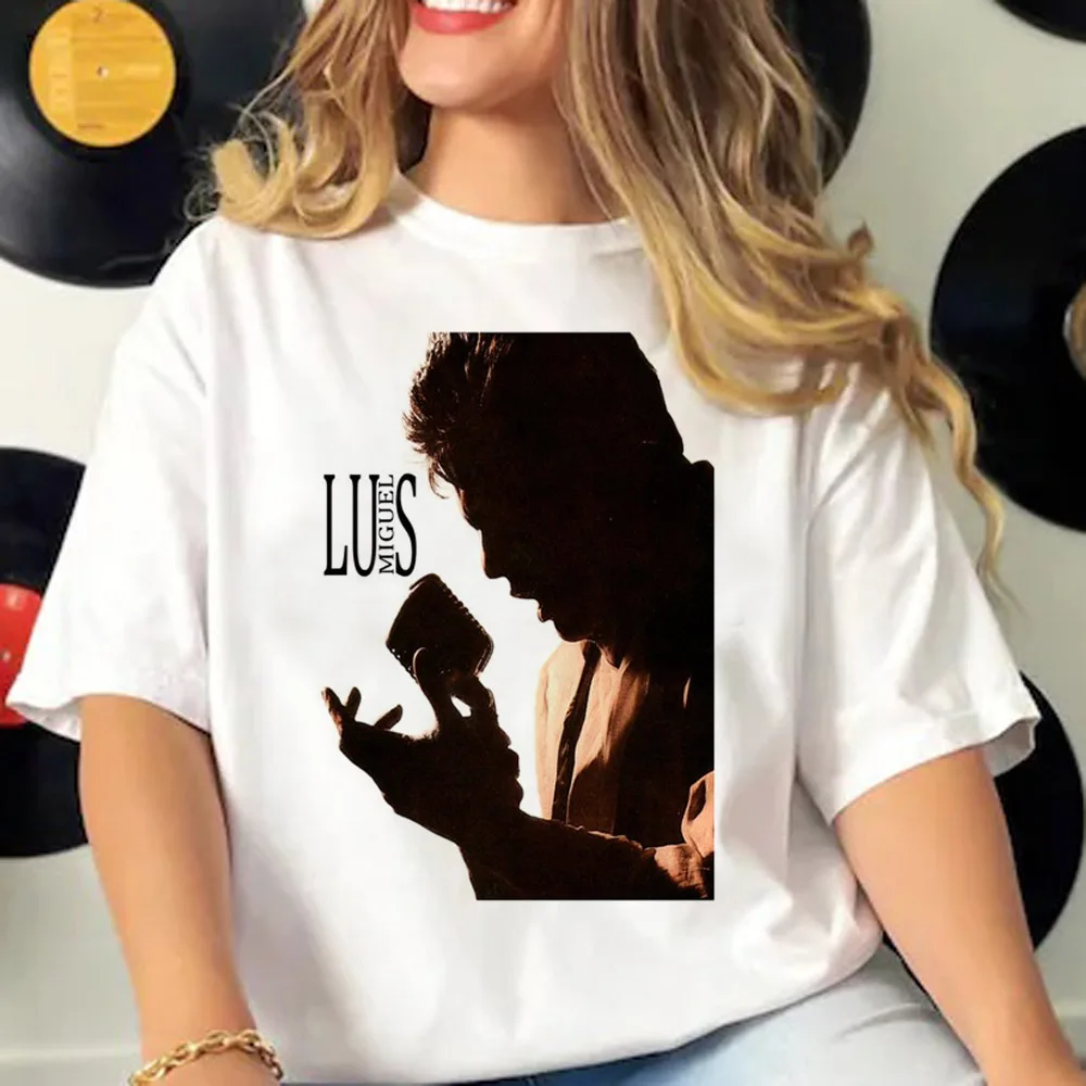 Luis Miguel t-shirts women designer pattern quick dry t-shirts girl Japanese clothes