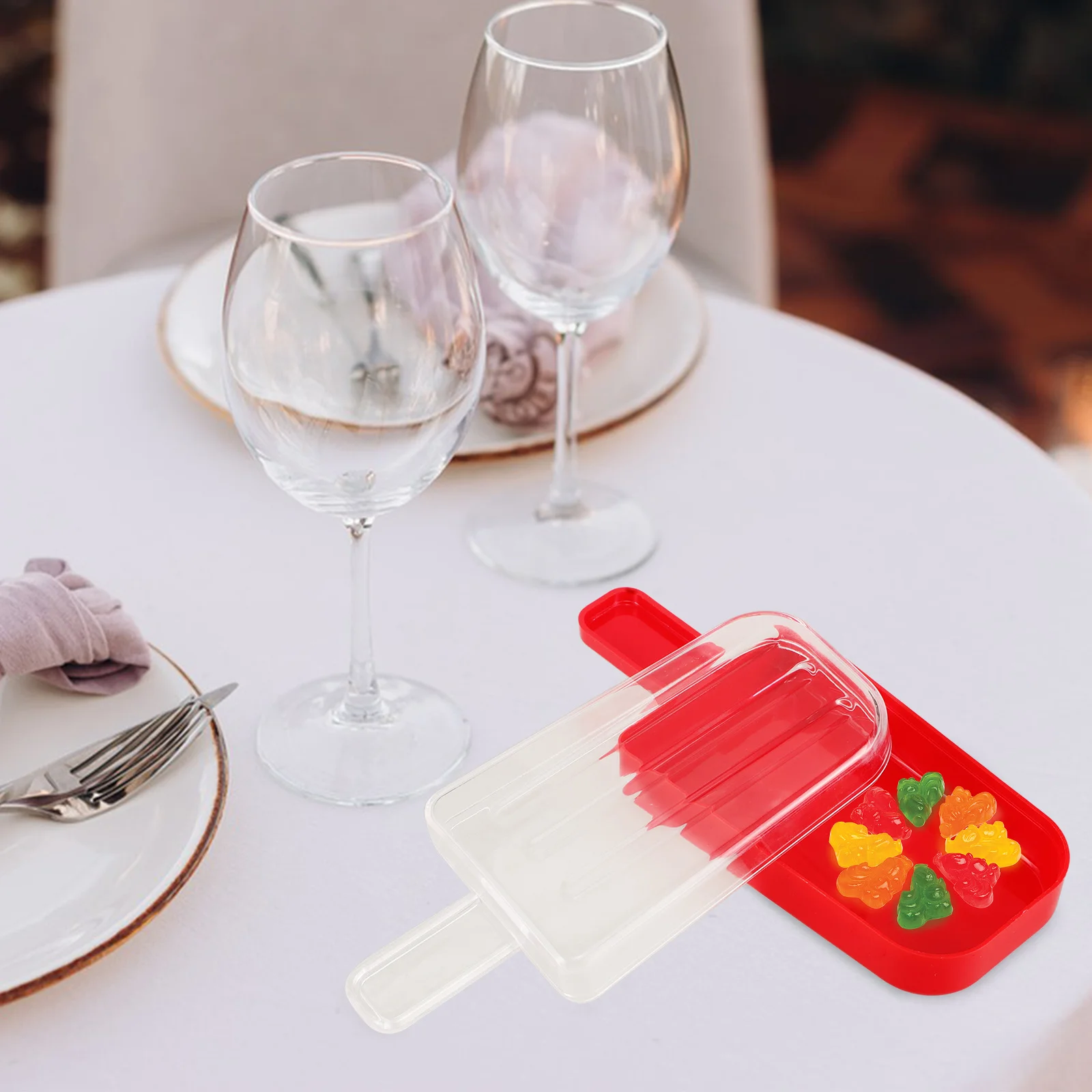 

12Pcs Wedding Favors Gift Boxes Transparent Ice Cream Shape Candy Containers Party Dessert Treat Holders for Bridal Shower