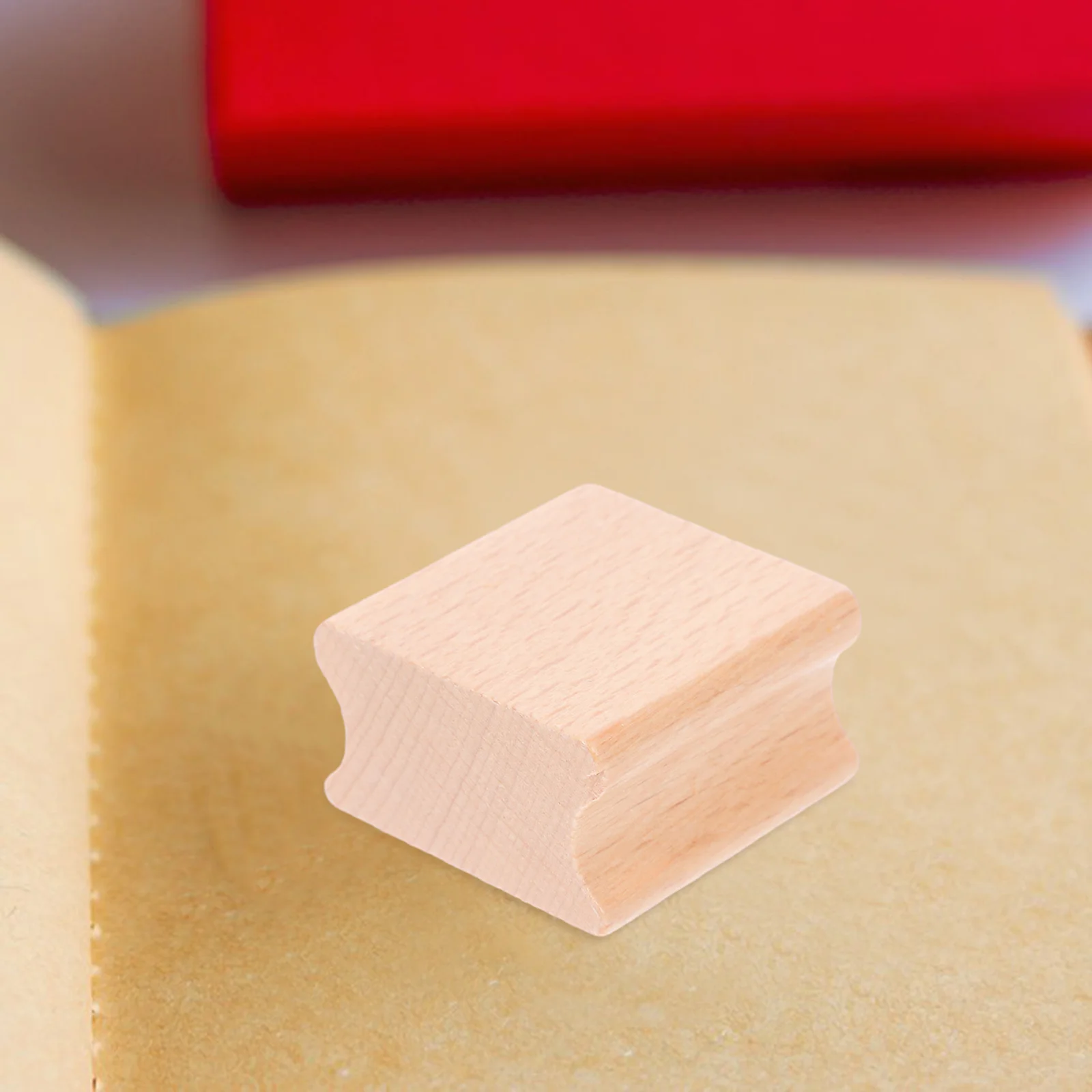10pcs Wooden Stamps Seal Creative Seal Stamps Blank Carving Use Wood Stamper