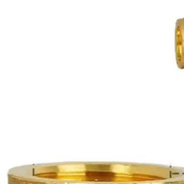 Brass Elbow Fitting 90 Degree with G1/2 Female Thread Suitable for For Pex-Aluminum Pipe Heating Installations