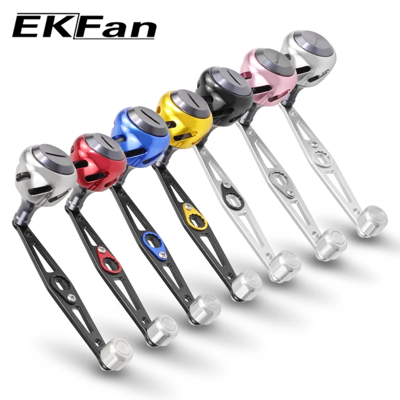 EKFan 110MM Aluminiumlegierung Baitcasting-Angelrollen-Griff für A/D/S 7*4/8*5mm Loch Links/Rechts Universalgriff DIY-Teil – Detail 5