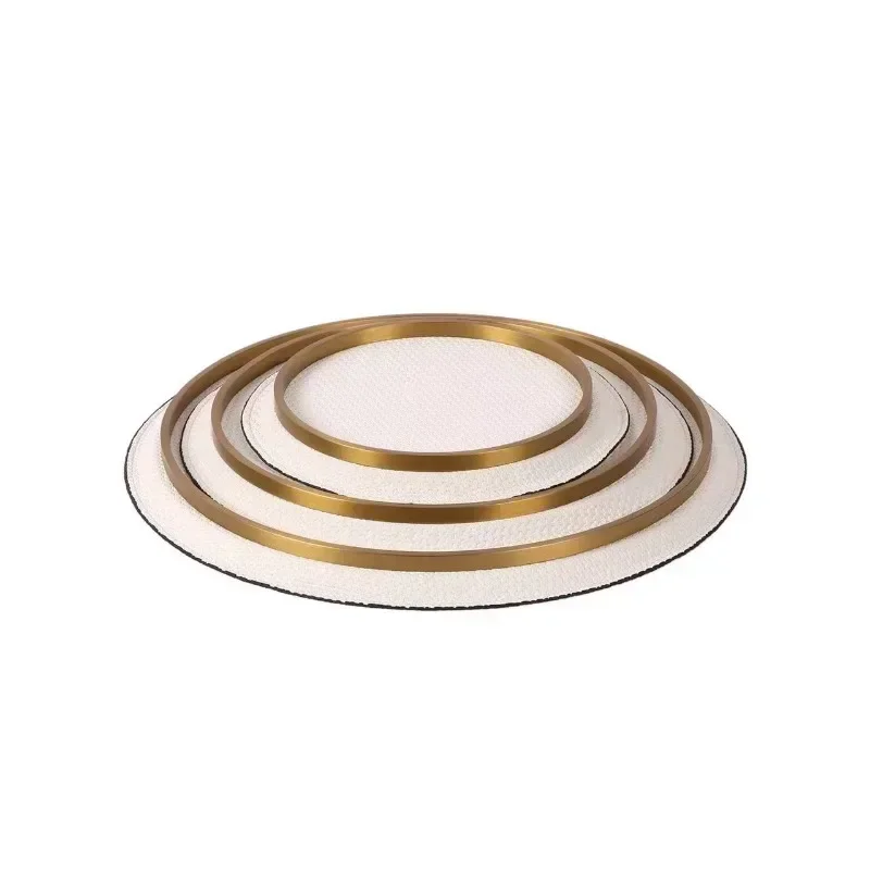 Modern light luxury board house bungalow villa coffee table countertop tray kettle water cup soft decoration ornament