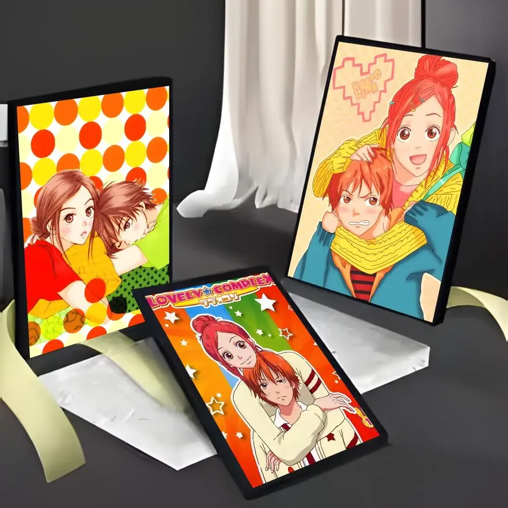 Playful Expressive L-Lovely Complex Shoujo Romance Anime Vibe Poster American Film Mural Home Childrens Room Wall Decor Print
