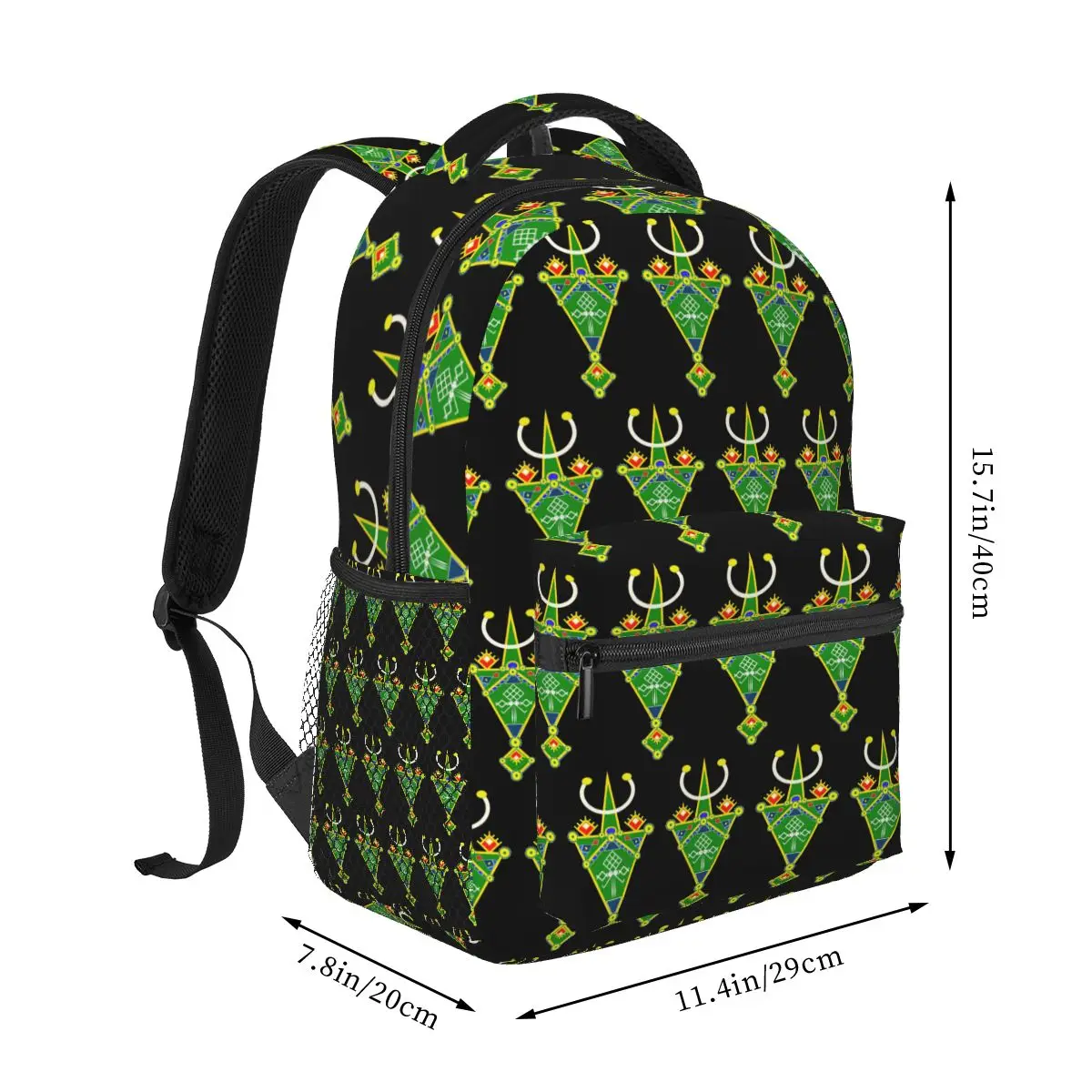 Kabyle Jewelry Amazigh Africa Ethnic Style Backpacks Boys Girls Bookbag Children School Bags Laptop Rucksack Shoulder Bag