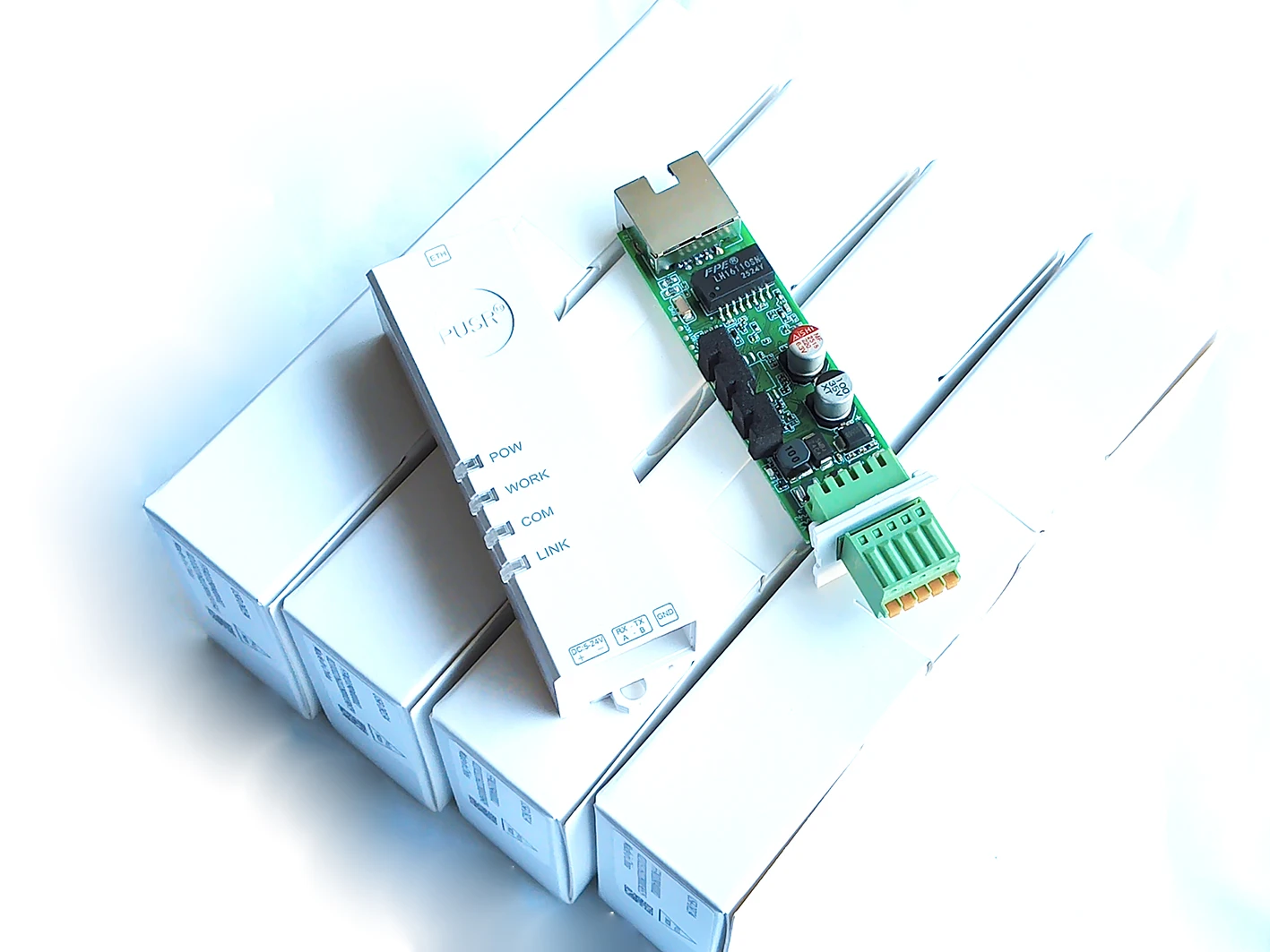 DIN Rail RS485 to Ethernet Device converter Modbus IOT Gateway Modbus RTU to Modbus TCP Serial Device Server USR-DR134