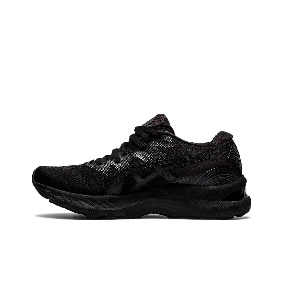 ASICS GEL Nimbus 23 Mesh Abrasion Resistant Breathable Low top Running Shoes Women's Pure Black 1012A885-002