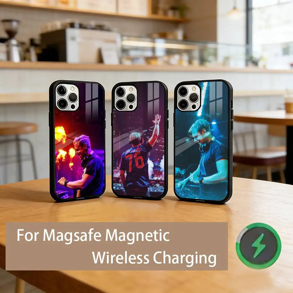 DJ A-Armin Van B-Buuren Phone Case For iPhone17,16,15,14,13,12,11 Plus,Pro Magnetic For Magsafe Wireless Charging