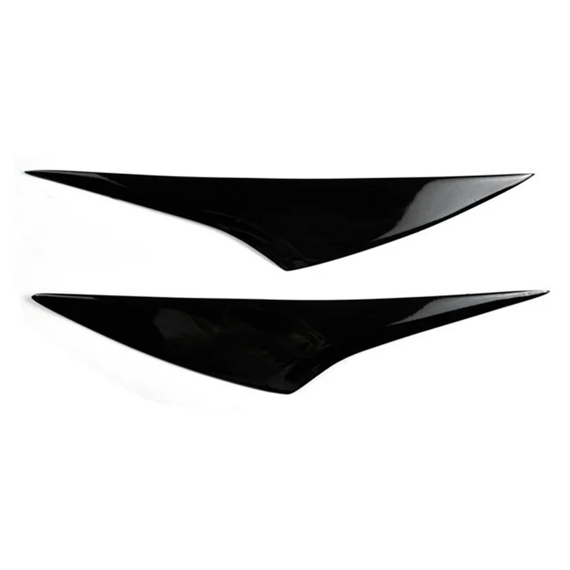 

Car Front Headlight Eyebrow Cover Head Light Lamp Eyelid Eyebrow Trim Resin For Mazda 3 Axela 2014-2016