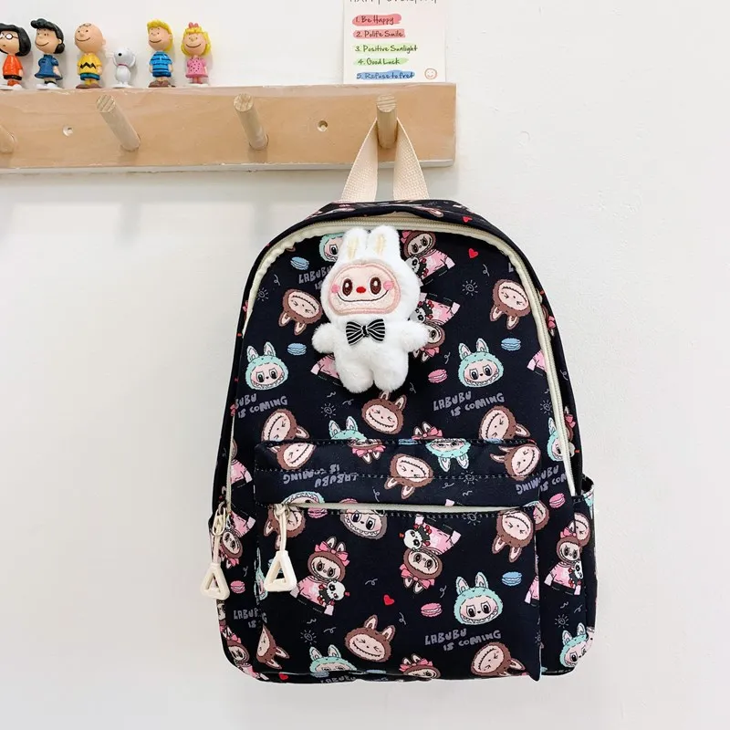

LABUBU Schoolbag Cute Children's Backpack Boys and Girls New Fashion Cute handbag Light Kindergarten Leisure shoulder bag