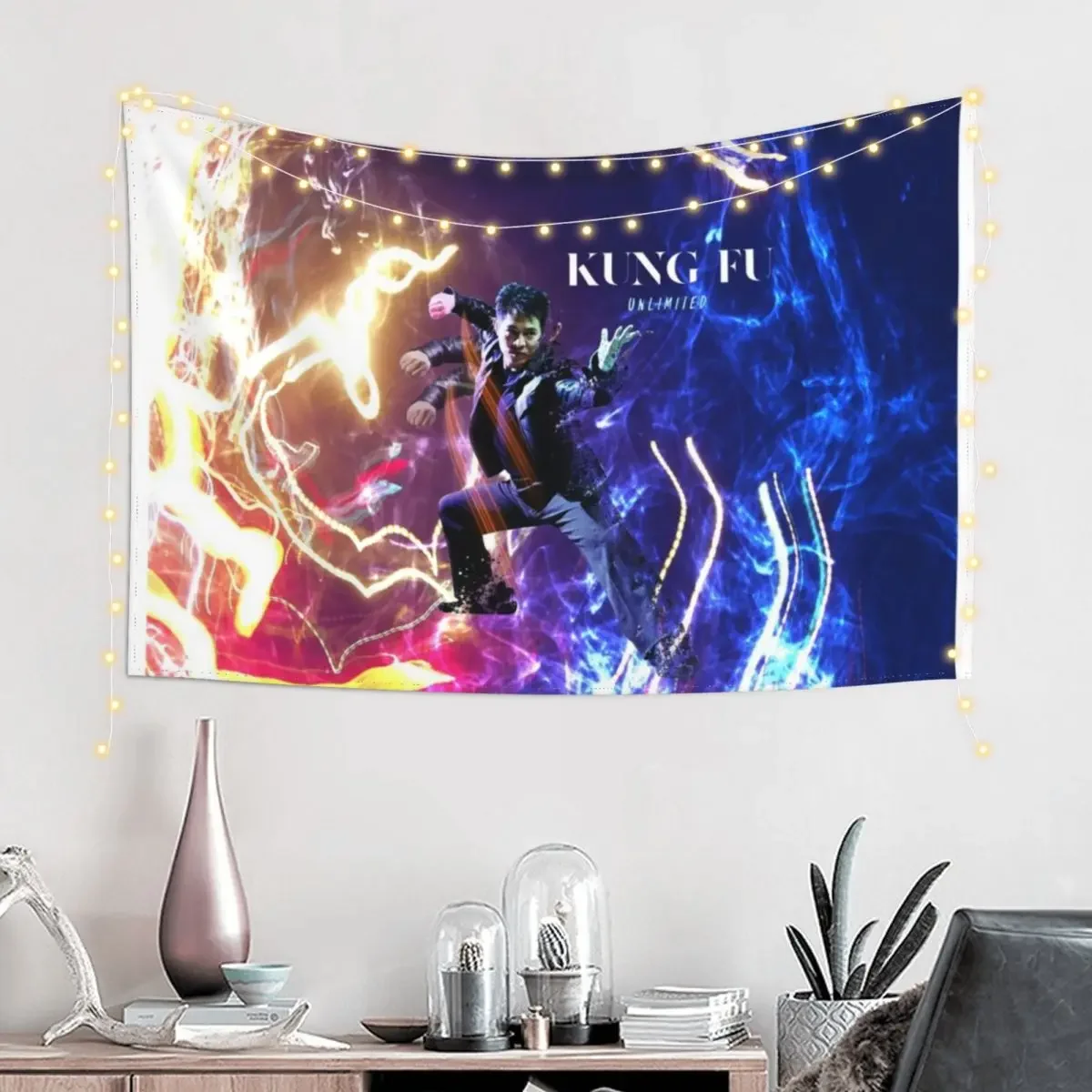 Kung Fu unlimited - Jet Li Tapestry Home Decorating Aesthetic Room Decoration Tapestry