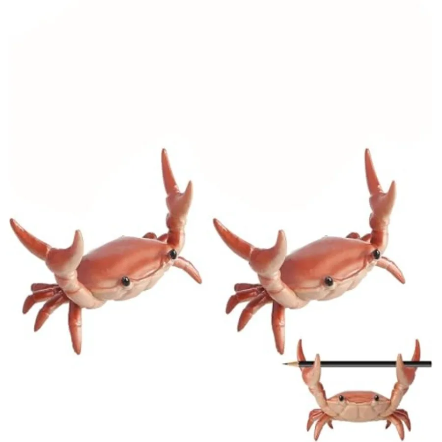 

Desk Crab Pen Holder, Creative Weightlifting Crab Pencil Stand, Organizer for Small Items, Cute Office Decor