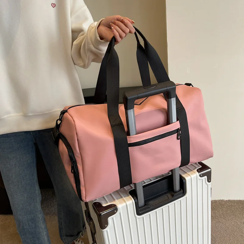 Borsa da viaggio corta borsa da viaggio borsa da uomo donna borsa da viaggio di grande capacità separazione bagnata asciutta zaino sportivo impermeabile per il Fitness