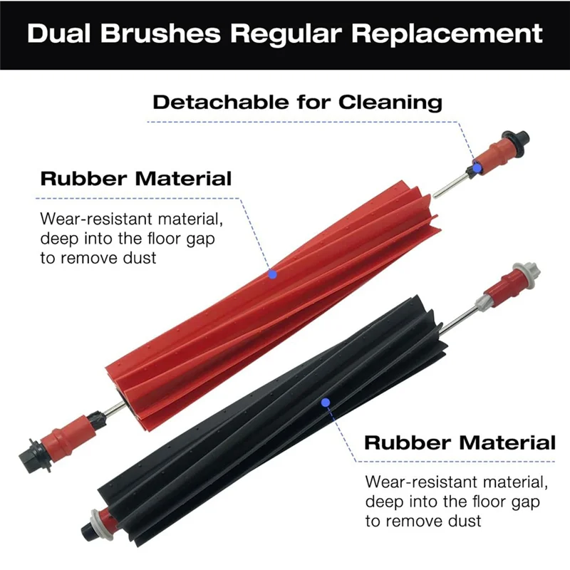 Sanq para roborock s8 maxv ultra robô aspirador de pó escova lateral principal mop filtros hepa sacos pó acessórios