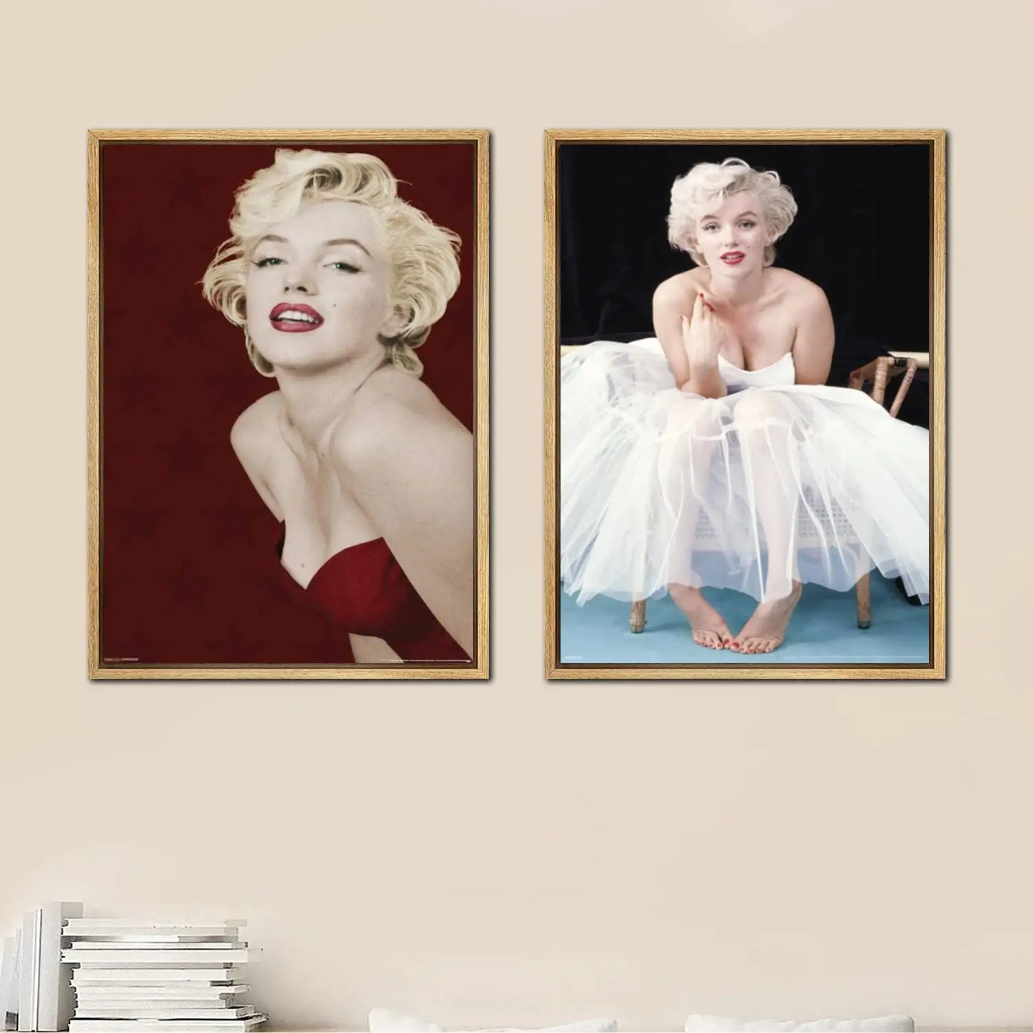 Marilyn Monroe Posters Painting 24x36 Wall Art Canvas Poster room decor Modern Family bedroom Decoration Art wall decor