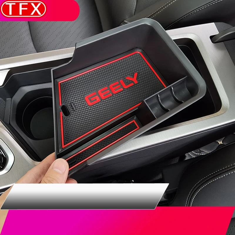 For Geely Emgrand 4th 2022 2023 2024 Car Styling Center Console Organizer Storage Interior Armrest Storage Box Auto Accessories