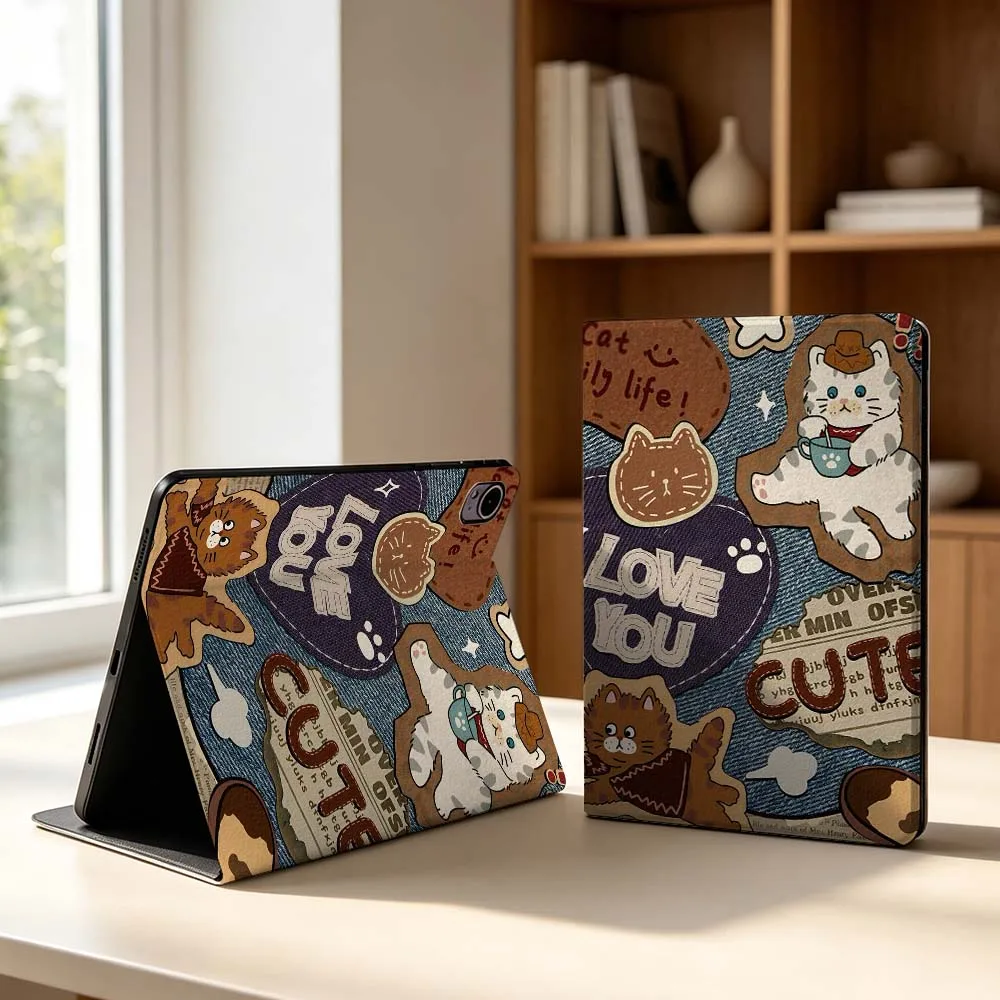 Fun Cartoon Cat Gift For Honor Tab Magic Pad GT X9a 6 X9 X8A X8 V8 V7 9 V9 8 2 3 4 13.3 10 Pro Inch Tablet Case