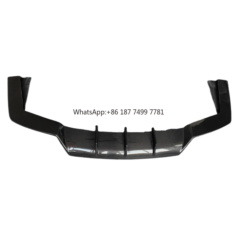 

Used for 2014-2018 . . Carbon Fiber AP Style Rear Diffuser Bumper Spoiler Lip Body Kit