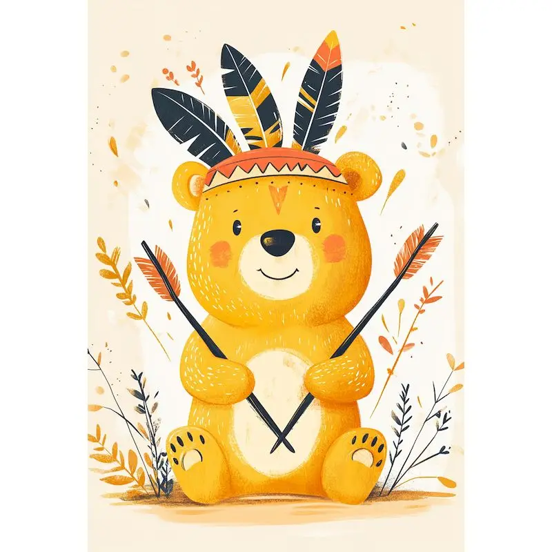 

GATYZTORY Pictures By Numbers Cartoon Animals DIY Painting By Numbers HandPainted Unique Gift Home Decoration