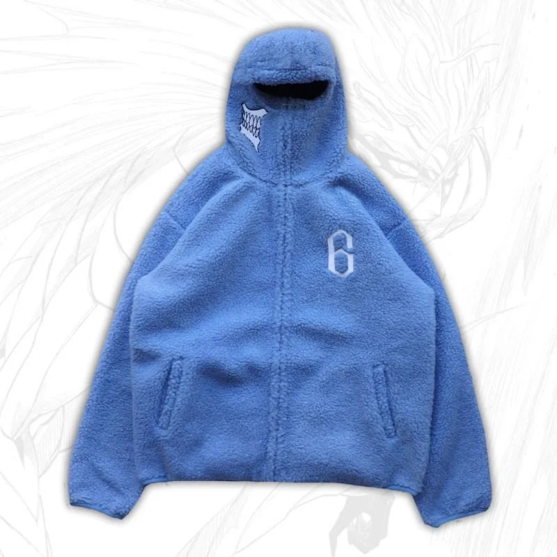 Abrigo Harajuku Otoño Invierno chaqueta polar informal con cremallera moda urbana polar hombres mujeres top cálido Sudadera con capucha sudadera suelta