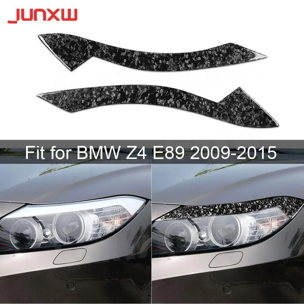 

Carbon Fiber Front Lamp Eyebrow Headlight Covers for BMW Z4 E89 2009-2015 Car Front Lamp Eyelids