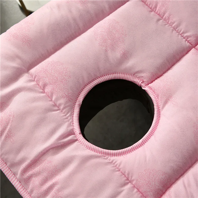 Thickened Beauty Salon Bed Cushion Mattress Anti Slip Beauty Room Bed Mat SPA Treatment Massage Bed Pad With Hole